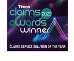 Claims Service Solution of the Year Winner Badge
