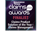 Claims Service Solution of the Year Finalist Badge