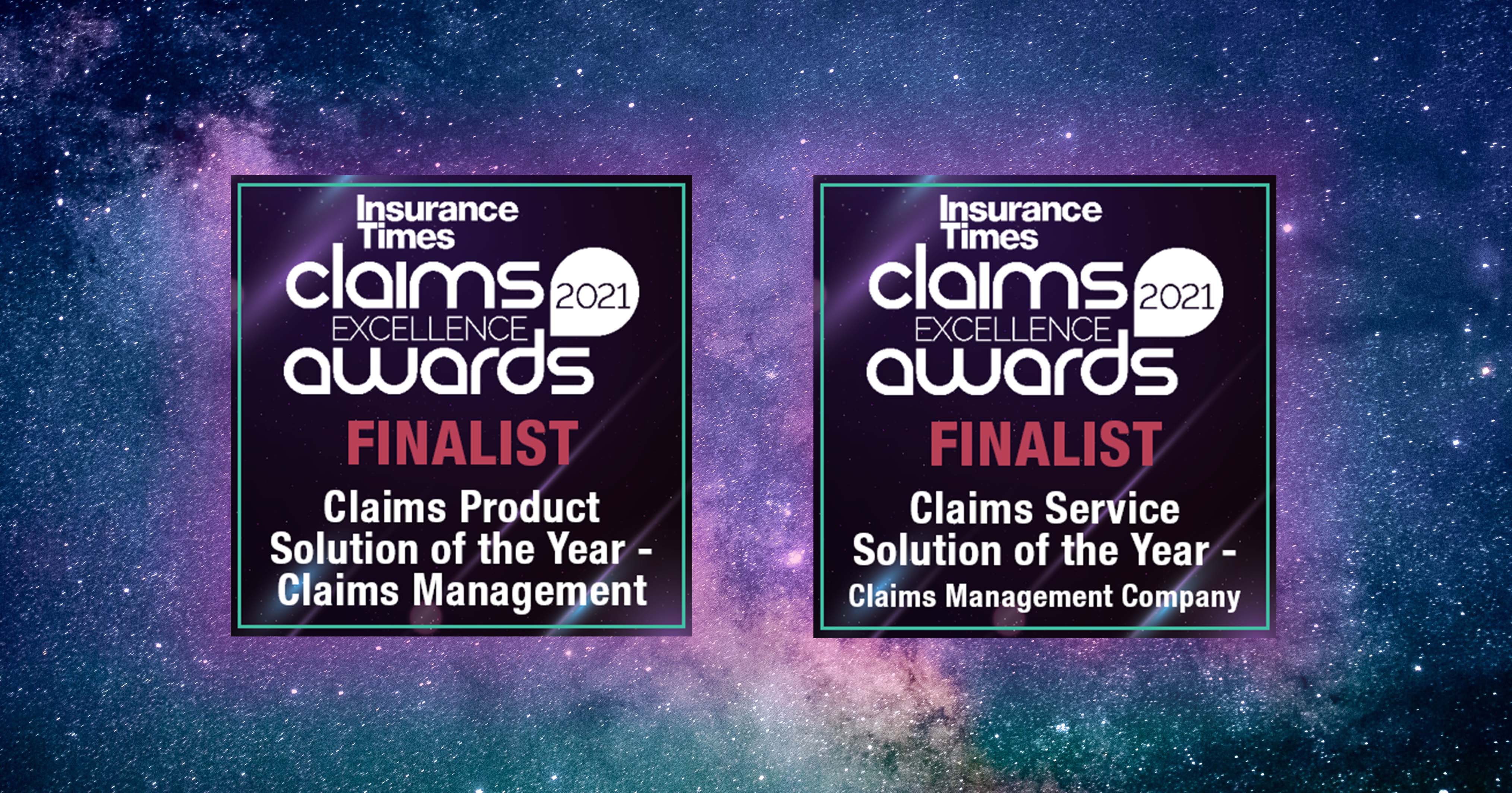 Claims Excellence Awards Finalist Badges 2021