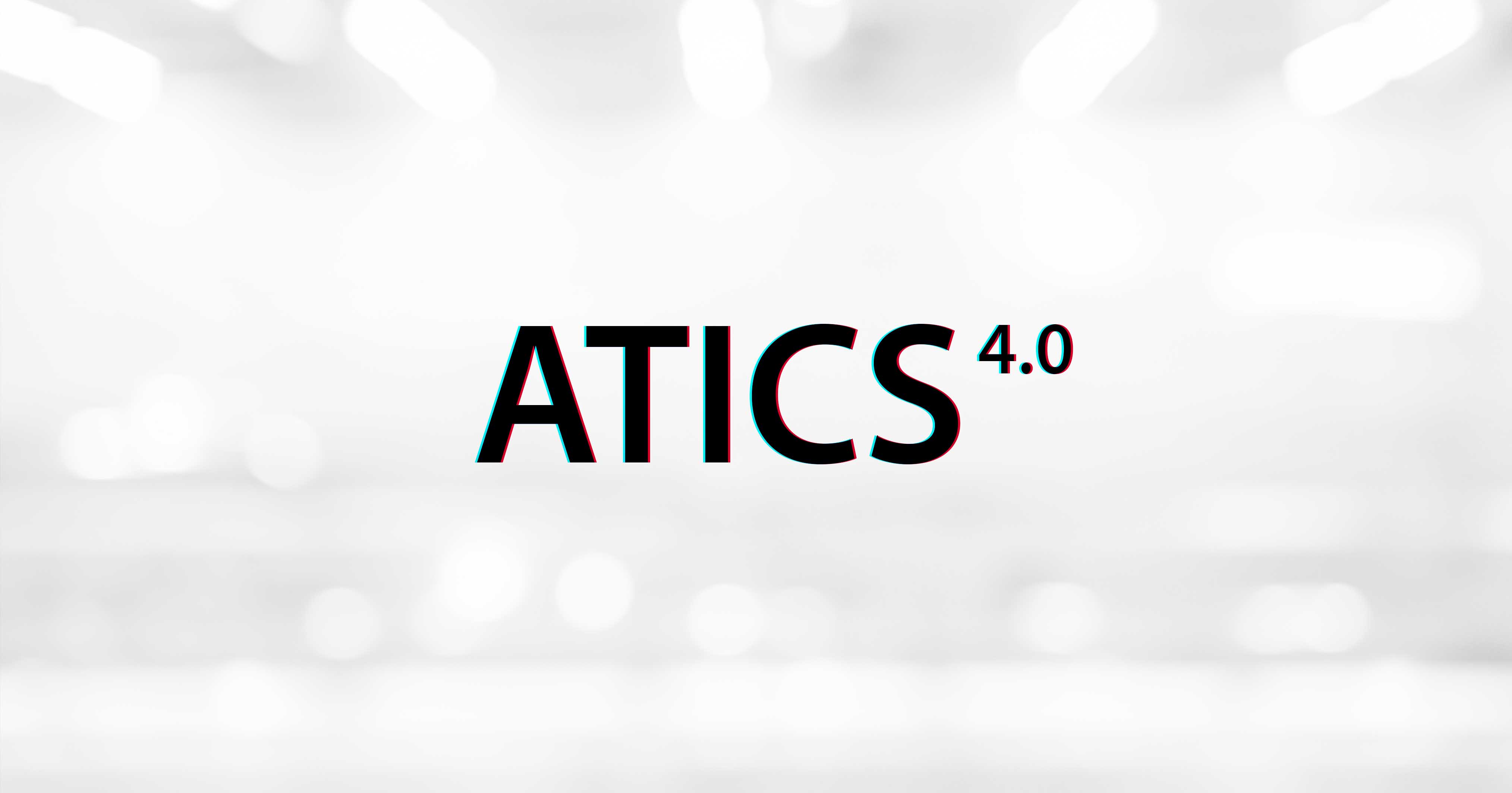 An image of the words ATICS 4.0 on a white background.