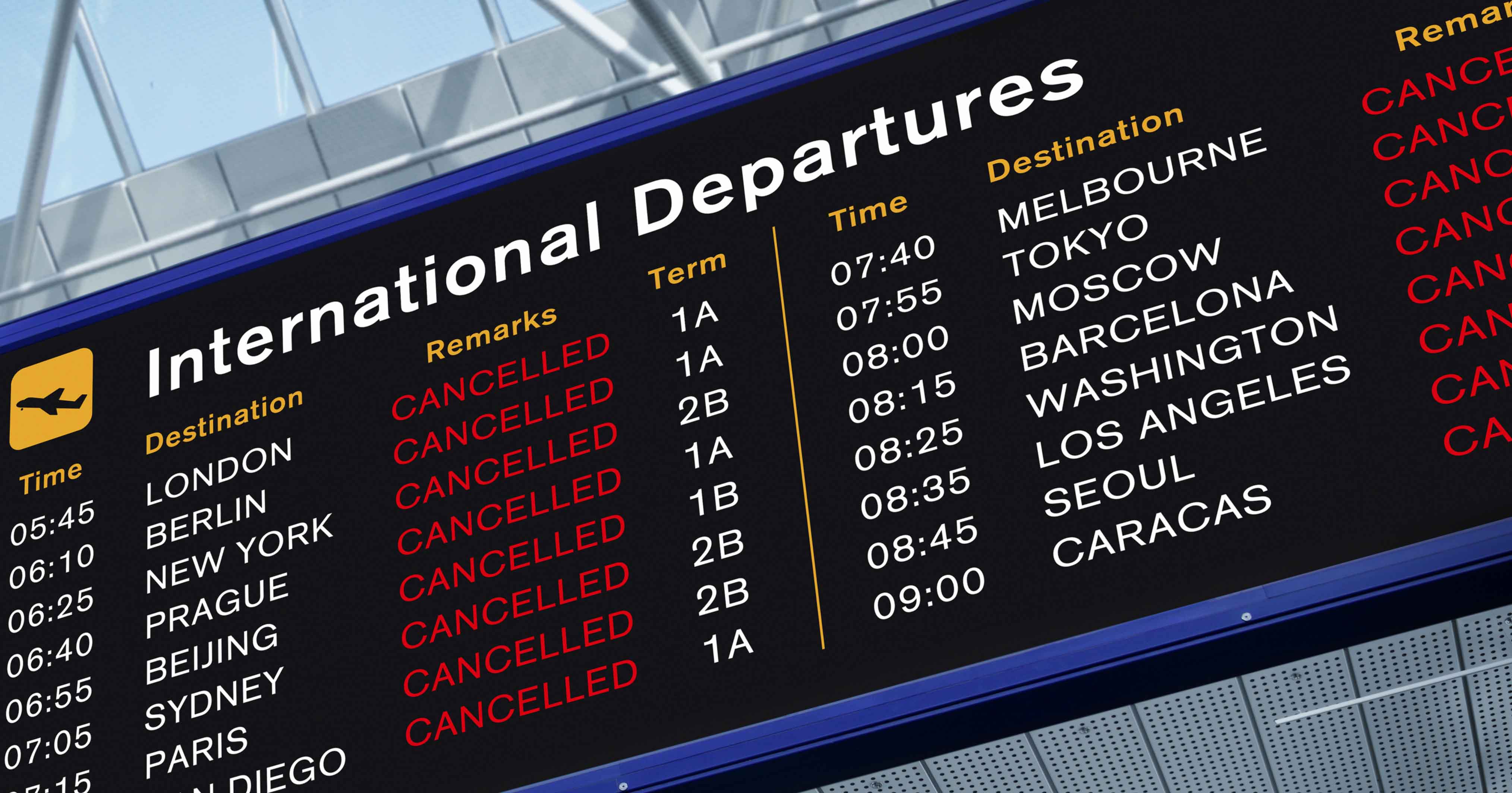 southwest airlines cancelled flights today